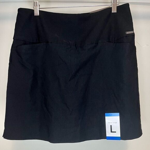 NWT- S.C. & Co. Women's 360 Degrees Tummy Control Skirt Black, Large - Picture 2 of 2